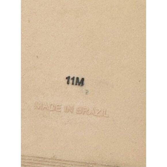 Matisse Beach Sandals Womens Size 11 Green Suede Open Square Toe Bali Slide - Picture 7 of 8